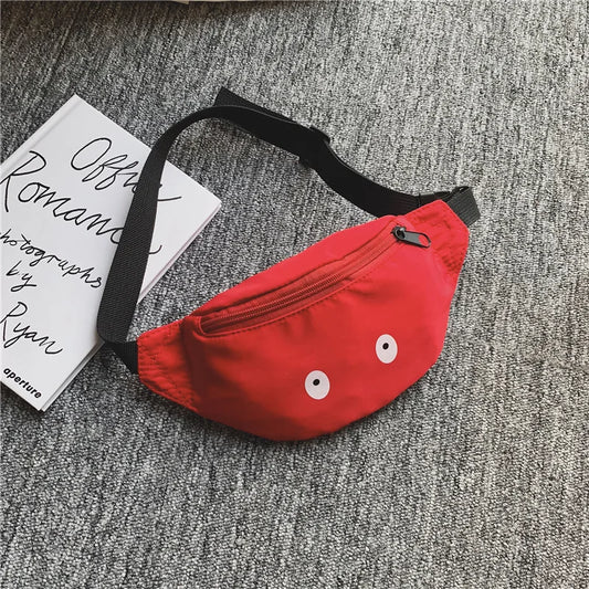 Kids Waist Pack Eyes Chest Bag Boy Girl Adjustable Fanny Children's Sh