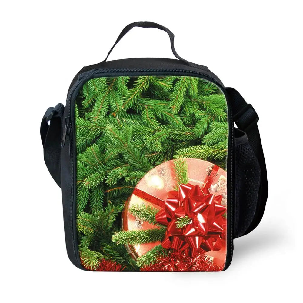 Kindergarten Bag Nursery School Bags for Girl Meal Christmas Printing