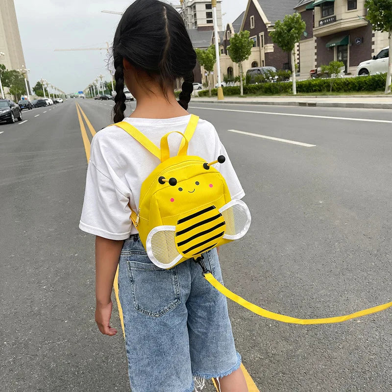 Kindergarten Schoolbag Little Bee Kids Shoulder Bag Male and Female Baby A