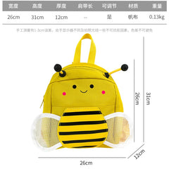 Kindergarten Schoolbag Little Bee Kids Shoulder Bag Male and Female Baby A