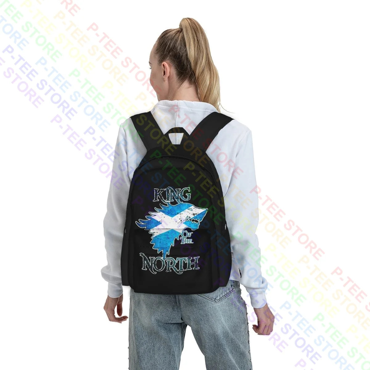 King Of The North Scotland Backpack Hot Gym Tote Bag