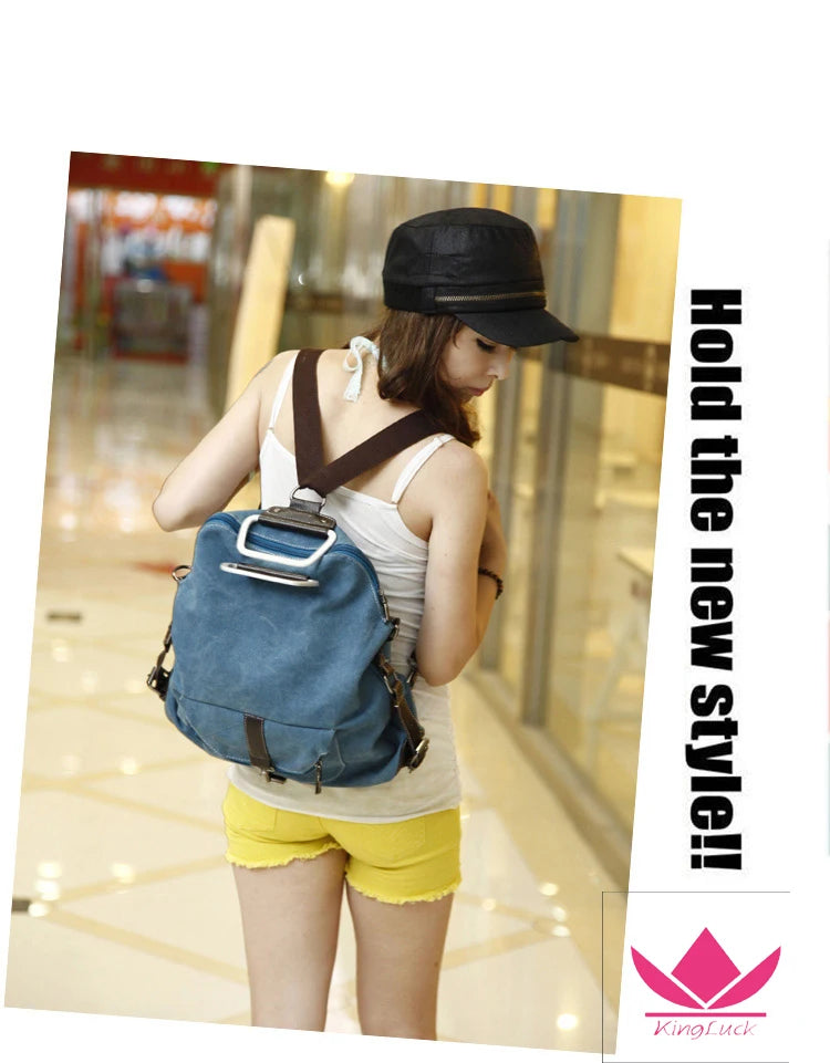 Kingluck Dual-purpose Backpack for Female High School Students