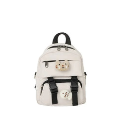 Kitten Backpack Fish Shoulders Bags Canvas Mini School Bags