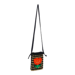 Knitted Flowers Cell Phone Bag Japan Korea Mini Wool Bag