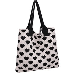 Knitted Shoulder Bag Large-capacity Casual Tote Bag