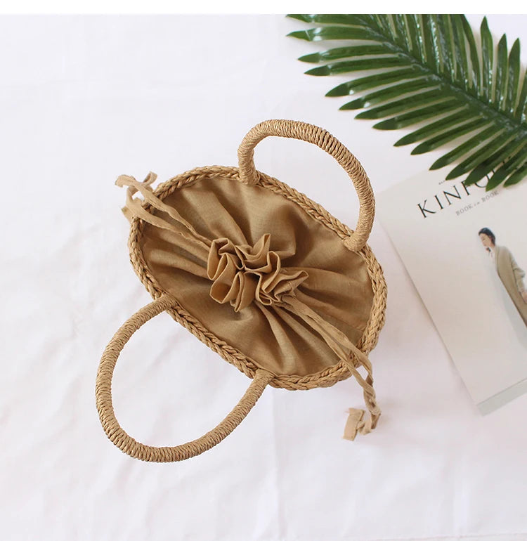 Bohemia Straw Bag Summer Shoulder Tote Beach Bag