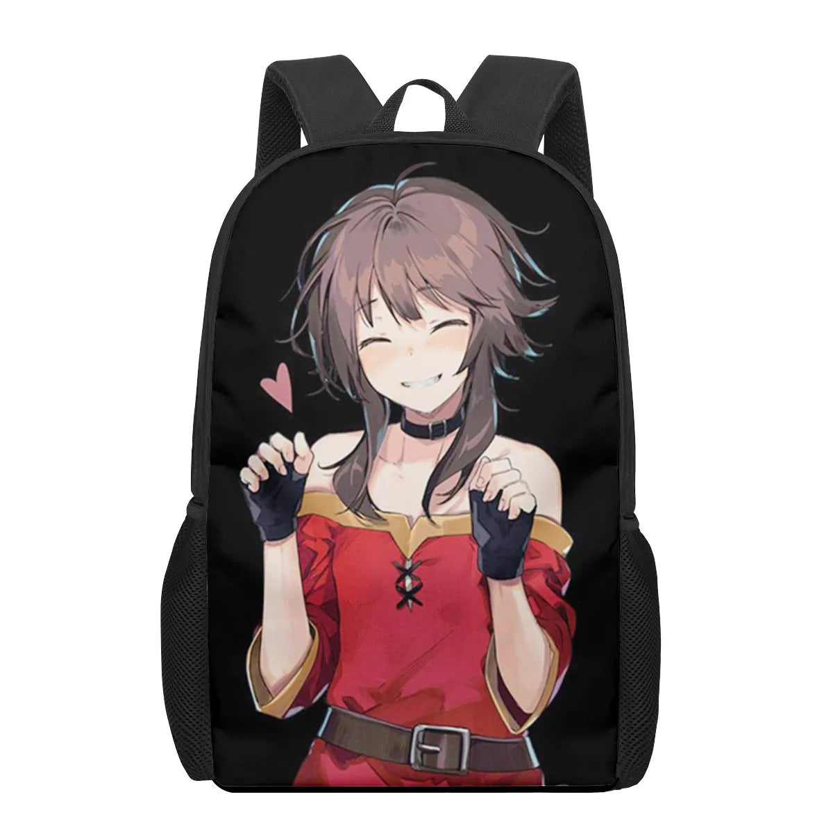 Konosuba Megumin Anime 3D Pattern School Bag for Children Girls Boys