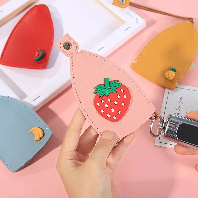 Korea Cartoon Unisex Key Wallet PU Leather Key Bag