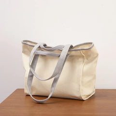 Large Cotton Canvas Bag Women's Handbag Casual Tote Shoulder Bag