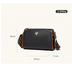 Vintage Leather Crossbody Tote Shoulder Bag