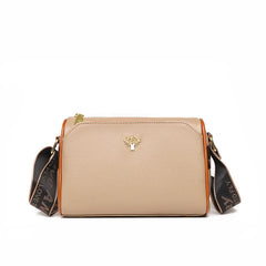 Vintage Leather Crossbody Tote Shoulder Bag