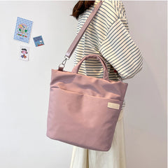 Canvas Crossbody Bags for Women Large Shoulder Book Bag