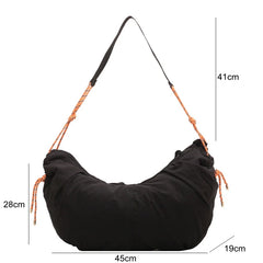 Casual Shoulder Handbags for Women Large Capacity Dumpling Shoulder Bag