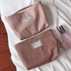 Cotton Women's Cosmetic Bag Case Organizer for Handbag