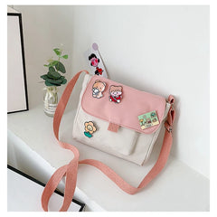 Small Bag Soft Sister Girl Heart Soft Student Shoulder Bag Japanese Harajuku Mes