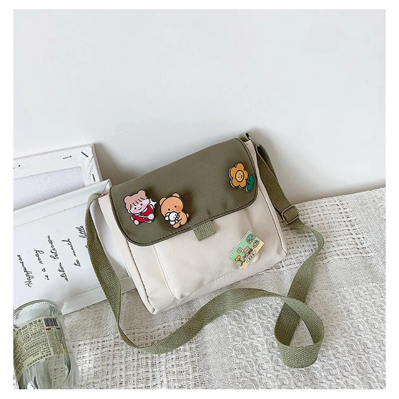 Soft Sister Girl Heart Shoulder Bag Japanese Harajuku Messenger Bag