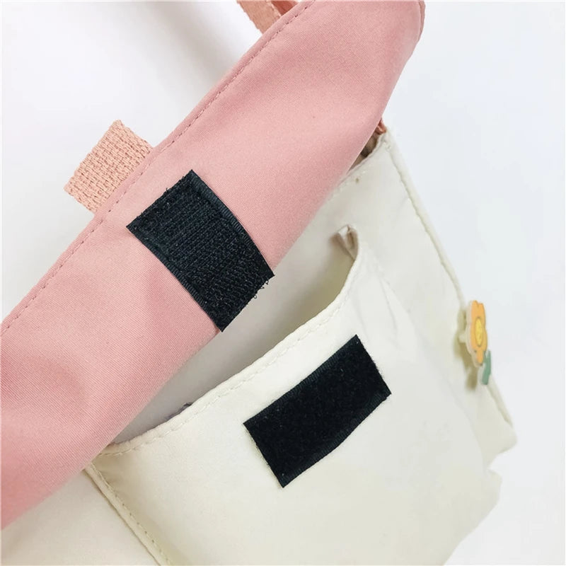 Canvas Shoulder Bag for Women - Japanese Handbag for Travel