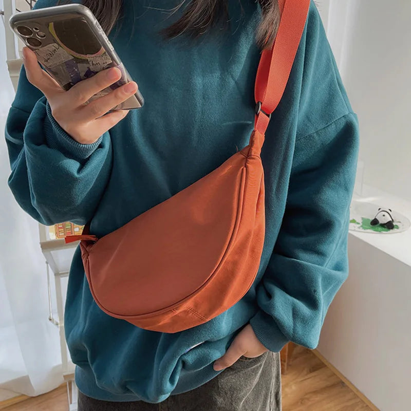 Dumpling Shoulder Bag Crossbody Nylon Travel Purse Women's Messenger