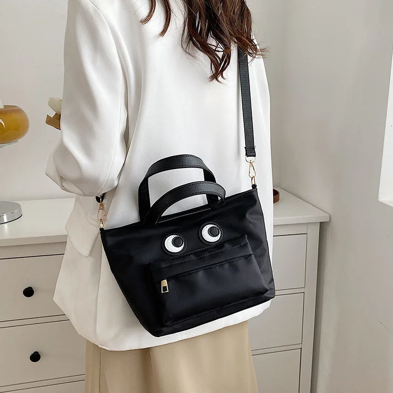 Women's Nylon Messenger Tote Bag Crossbody Shoulder Handbag