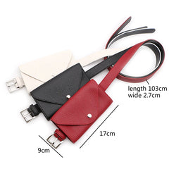 Crocodile Pattern Fanny Pack Small Square Bag