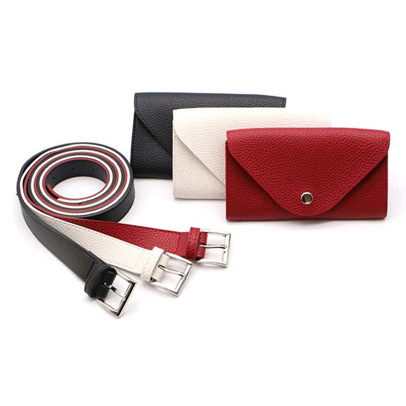 Funny Crocodile Pattern Fanny Pack Mini Women Small Square Bag