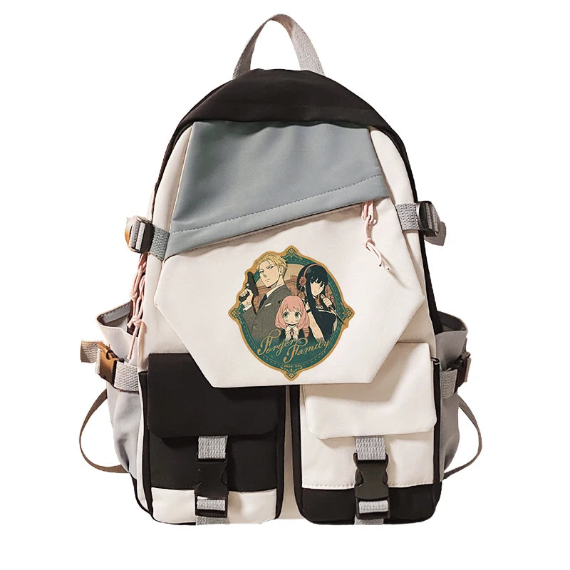 School Teenagers Girls Spy X Family Anya Heh Anime Girls Women Backpack