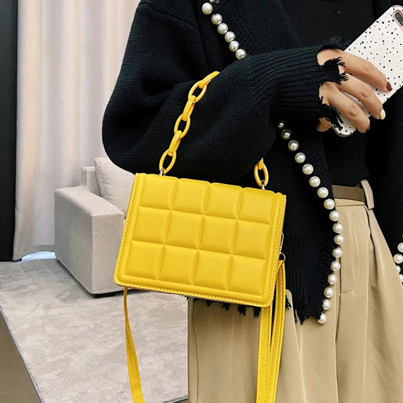 Emb. Flap Crossbody Mini Purse for Women