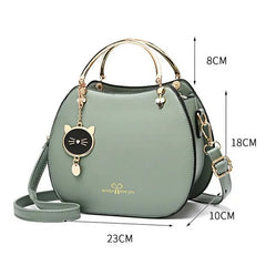 Western Style Cat Messenger Bag Women's One Shoulder Handbag