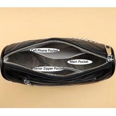 Leather Evening Lady Chain Sling Handbag Casual Shoulder Bag