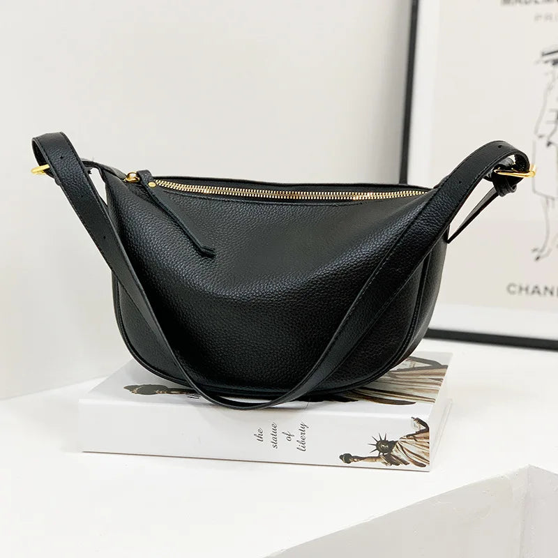 Women's Leather Hobo Sling Handbag Vintage Tote Messenger Bag