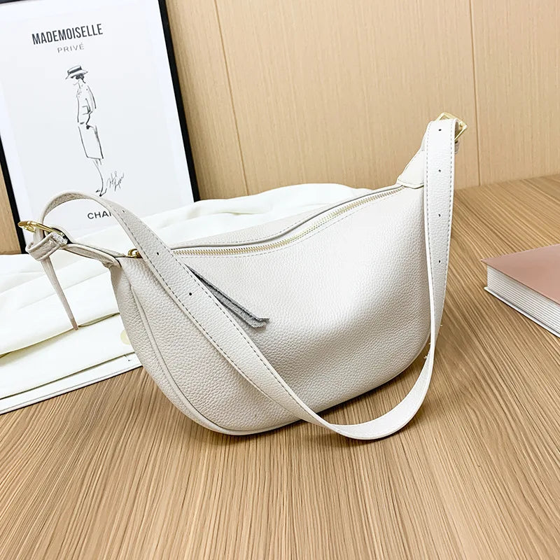 Women's Leather Hobo Sling Handbag Vintage Tote Messenger Bag