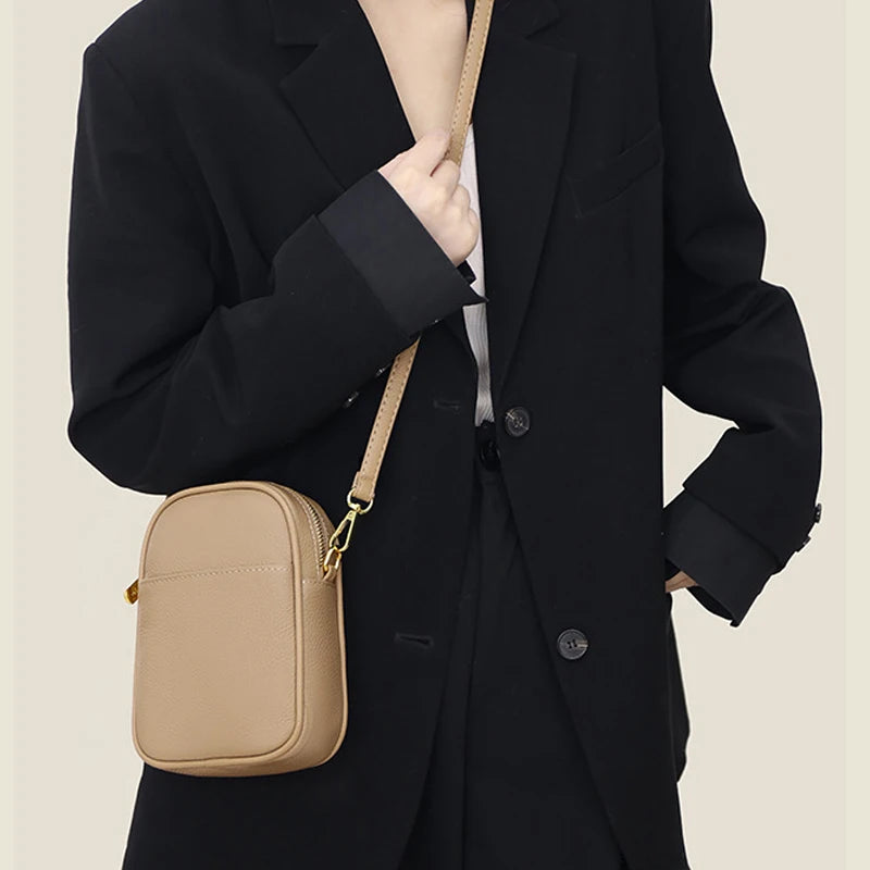 Women's Leather Tote Shoulder Crossbody Bag