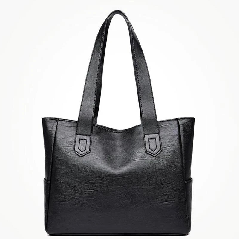 PU Leather Bucket Tote Bag Handbag Shoulder Bags for Women