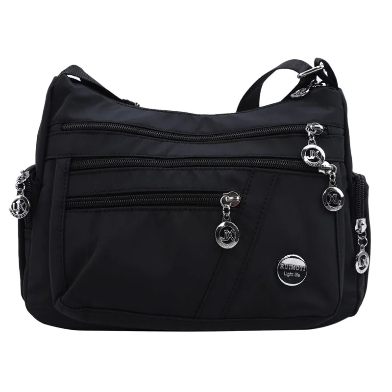 Nylon Canvas Crossbody Shoulder Bag for Women