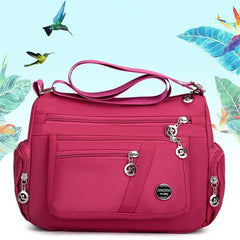 Nylon Canvas Crossbody Shoulder Bag for Women