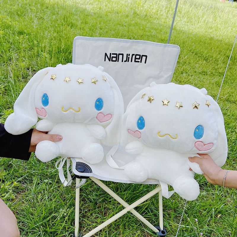 Girl INS Plush Dog Backpack Toy Shoulder Bag Women Cartoon Doll