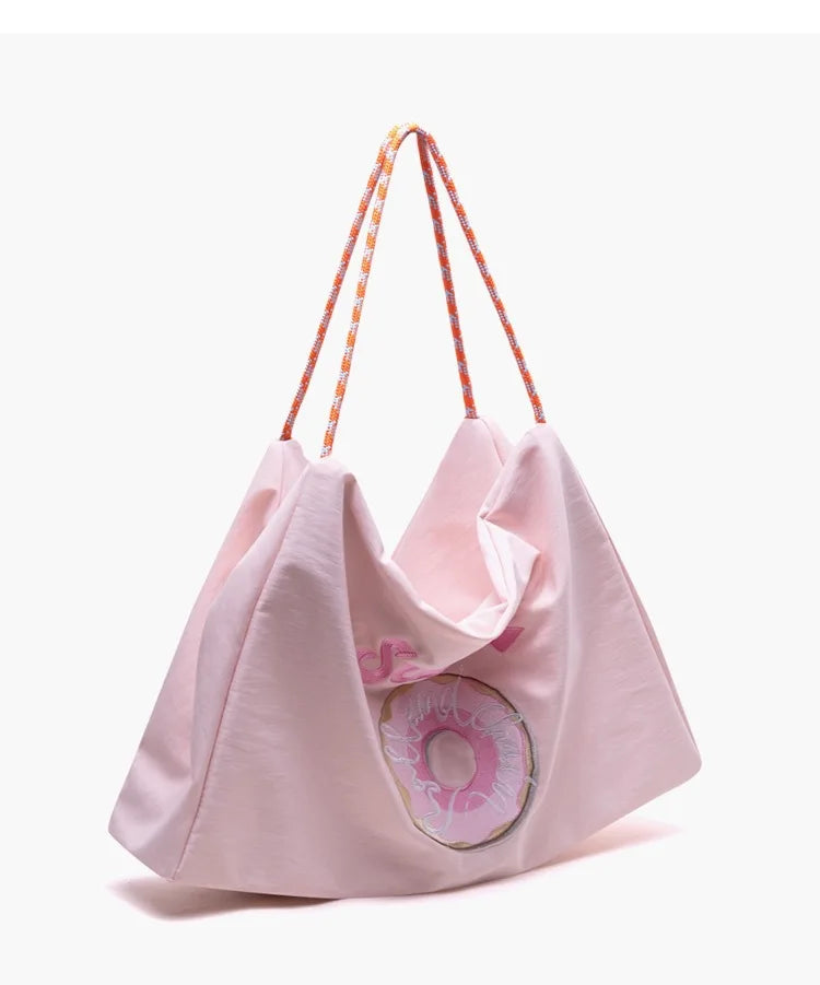 Nylon Tote Bag Shoulder Shopper Bag Women Large Messenger Bag Eco Handbag