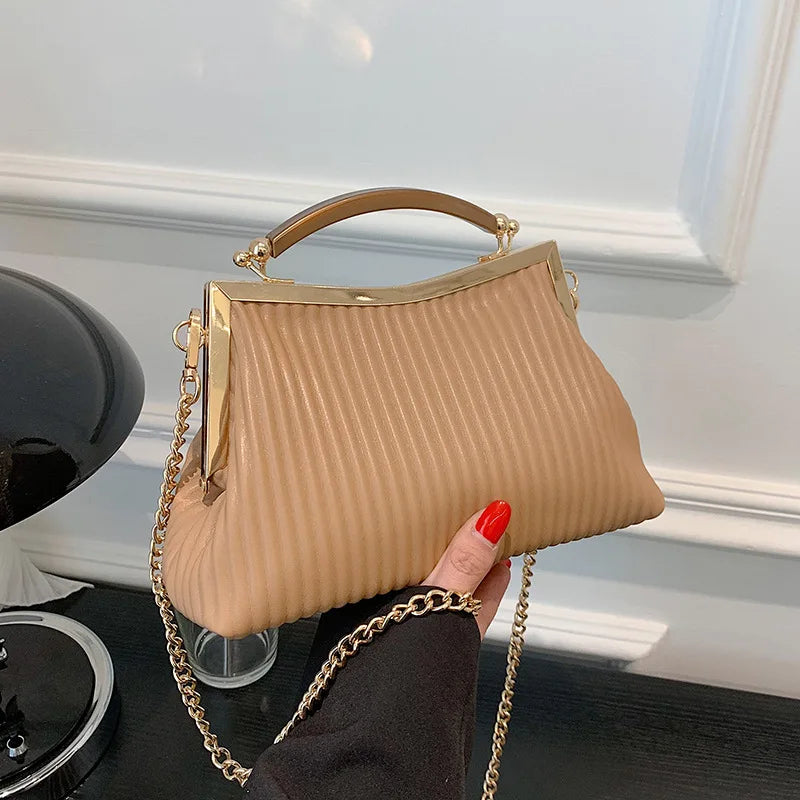 Japanese Cloud Bag High Leather Women Shoulder Crossbody Handbag Purse