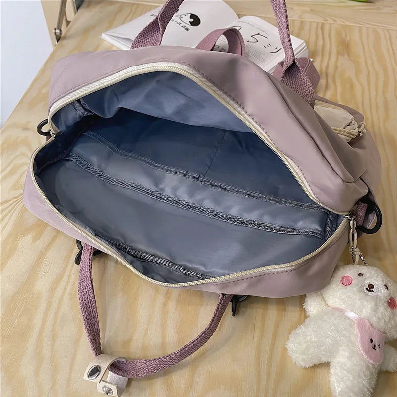 Waterproof 14 Inch Laptop Backpack for Teen Girls Portable Travel Bag Women
