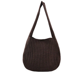 Large-capacity Knitting Shopping Bag Women Totes Purses