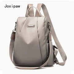 Anti-theft Nylon Backpack Women Girl Multifunctional School Bag