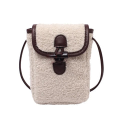 Fluffy Fur Crossbody Bag Soft Winter Handbag