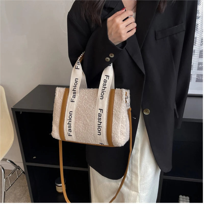 Soft Fluffy Fur Crossbody Bag Winter Ladies Handbag