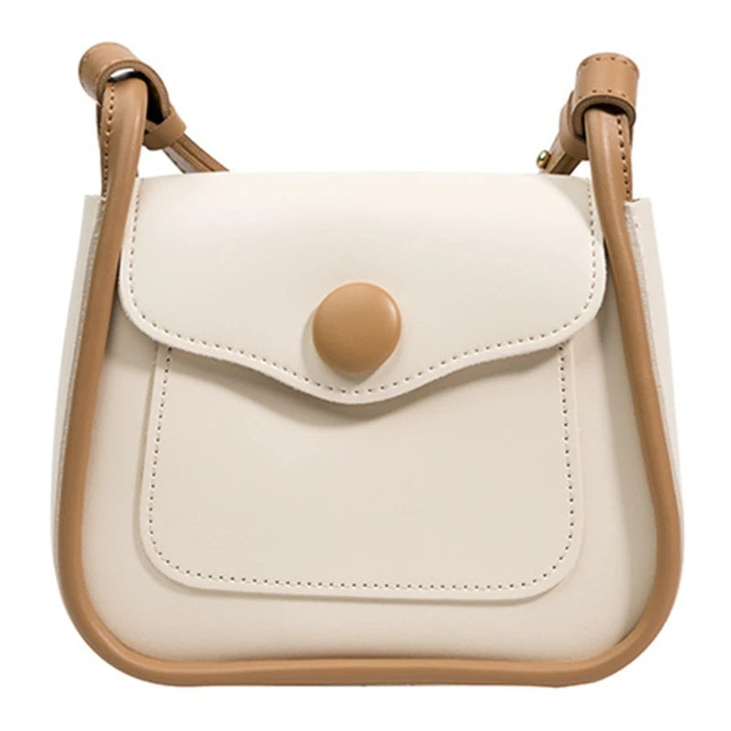Retro Small Shoulder Bag Women PU Leather Crossbody Phone Bag Girls