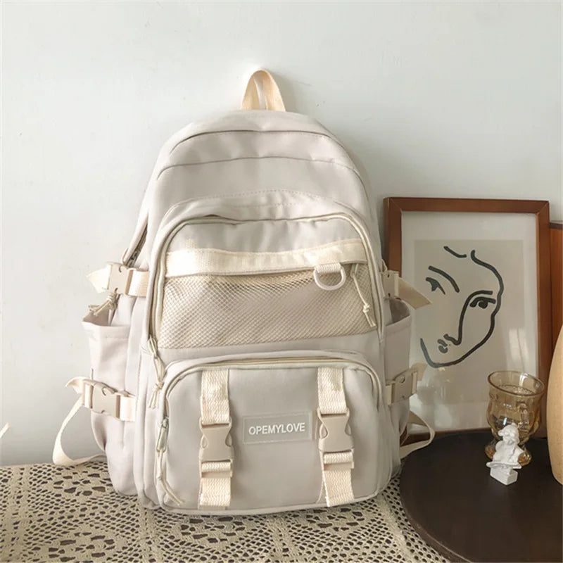 Large Capacity School Backpack for Female Students