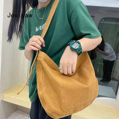 Canvas Shoulder Bag for Women Large Capacity Crossbody Bags