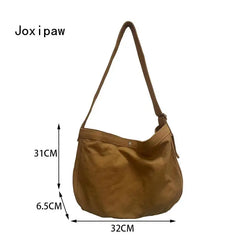 Canvas Shoulder Bag for Women Large Capacity Crossbody Bags