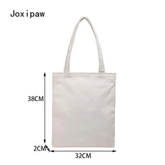 Large Canvas Shoulder Bag Vintage Casual Handbag Female Tote Bag