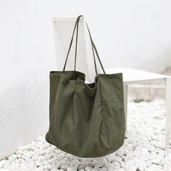 Large Capacity Canvas Tote Bag Women Travel Handbag Vintage Shoulder Bag