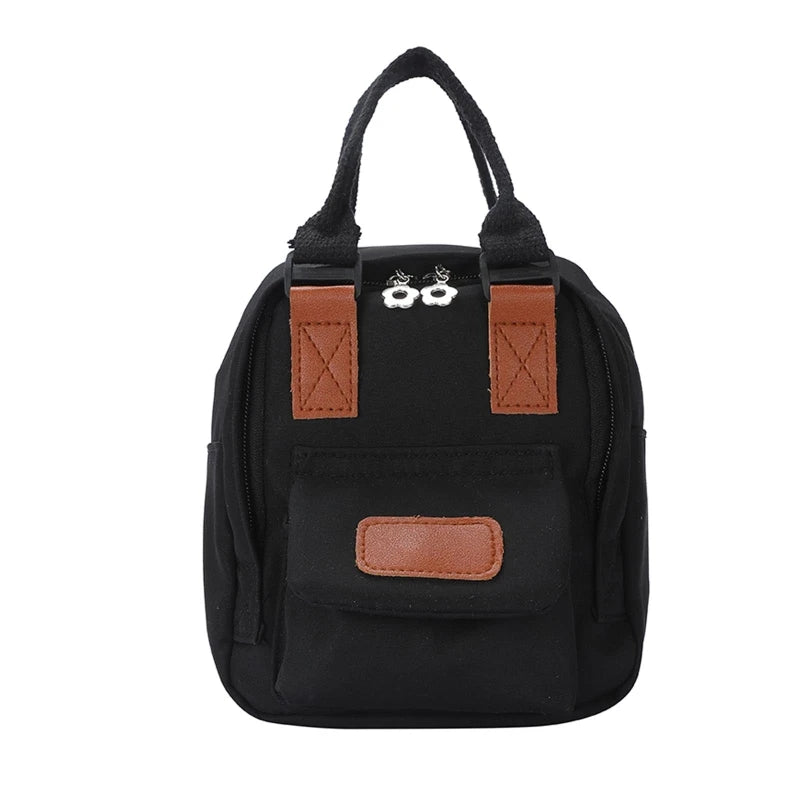 Canvas School Travel Daypack Shoulder Bags for Teenager